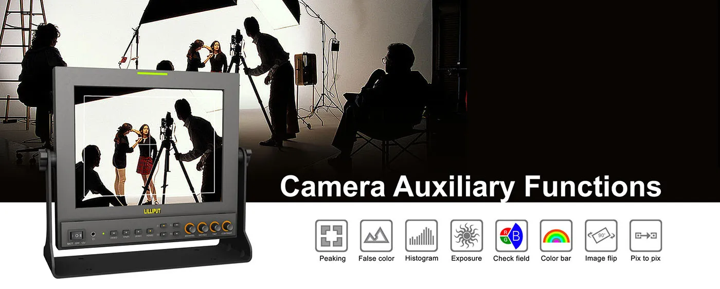 Lilliput 969A/S - 9.7 inch Camera-top SDI monitor