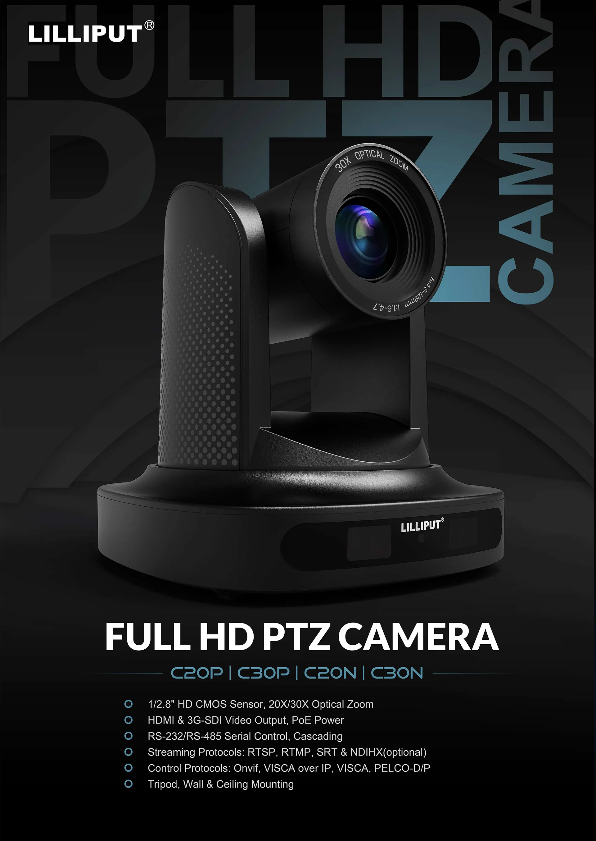 Lilliput full HD PTZ camera